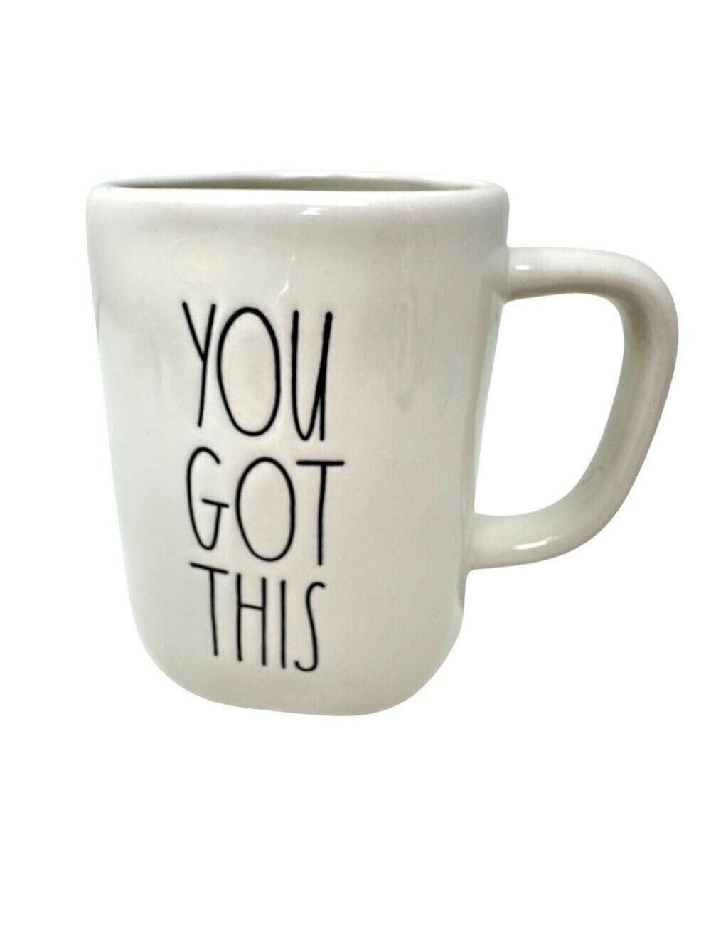 Rae Dunn YOU GOT THIS Mug Large Ceramic Motivational Coffee Cup Gift 16 oz White